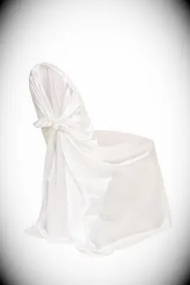 Satin chair covers