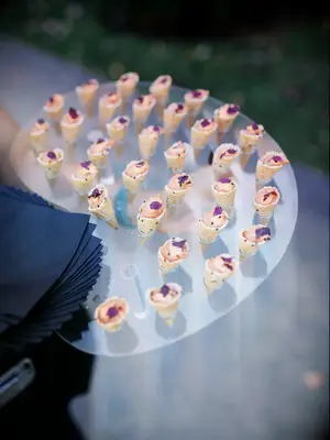 Spicy Tuna Cones bridal shower appetizer