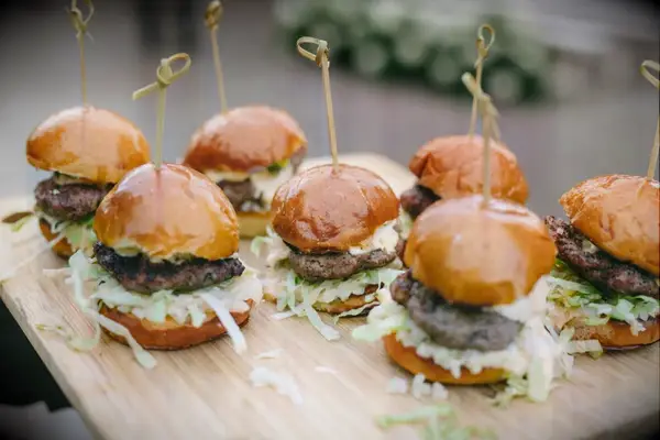Burger Sliders bridal shower appetizer idea