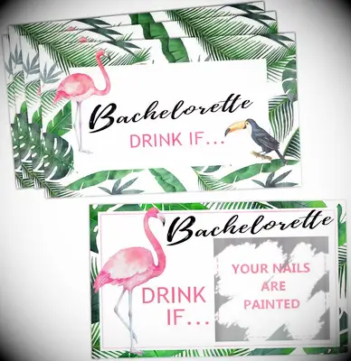 Scratch Off Drinking Game for your beach-themed bach party