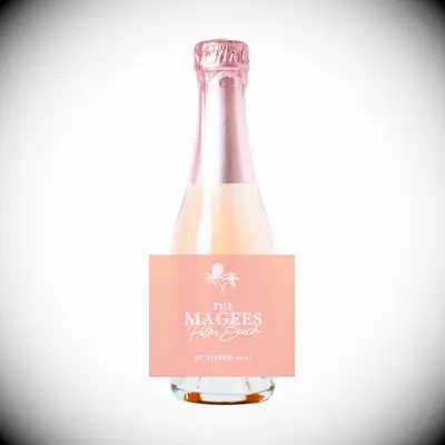 Personalized Champagne Label for the beach bach party