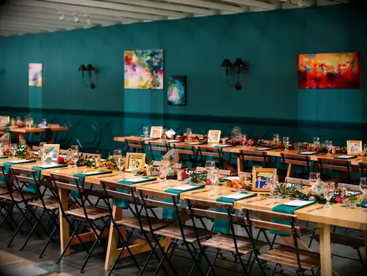 beach themed bridal shower with teal color palette under the sea theme