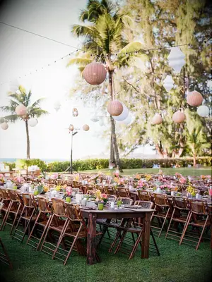 beach themed wedding tropical