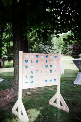 Lawn games couples shower theme