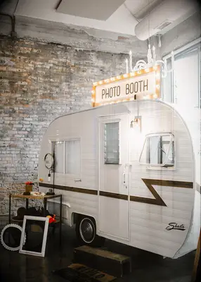 Photo booth couple shower theme