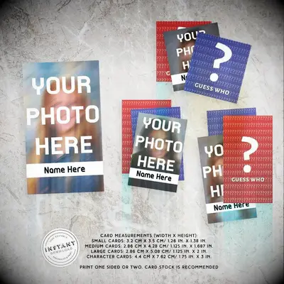 Custom Guess Who bachelorette party game