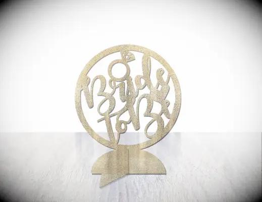 Gold Bride to Be Brunch and bubbly Bridal Shower Centerpiece