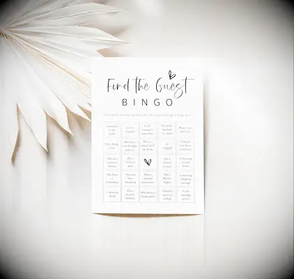 Find The Guest Brunch and Bubble Bridal Shower Bingo