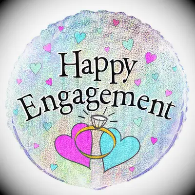 Happy engagement balloon engagement party decoration