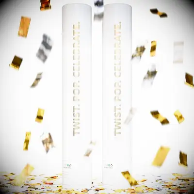 Confetti shakers engagement party decoration idea