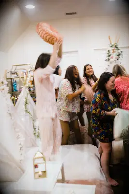 Slumber party bridal shower