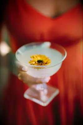 Wildflower bridal shower cocktail