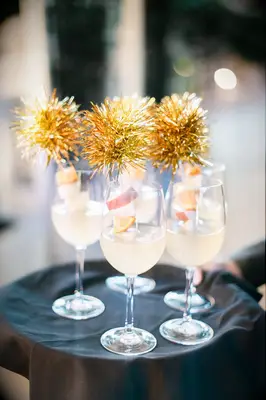 White Sangria Punch bridal shower cocktail