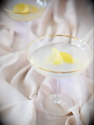 Lovebird Lemon Drop bridal shower cocktail