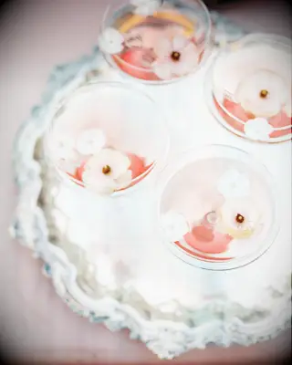 Rose Water Spritzer Bridal Shower Mocktail