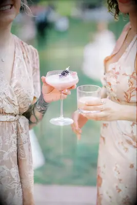 Pastel, Fruit-Laden Bridal Shower Cocktails