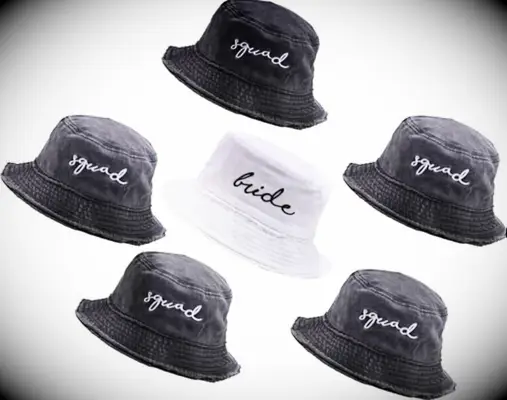 Bridal Squad Bucket Hats 