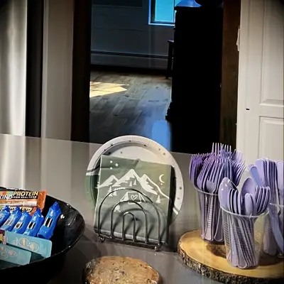 Camping bachelorette party napkins