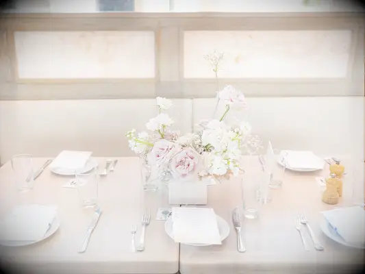 pastel bridal shower centerpiece