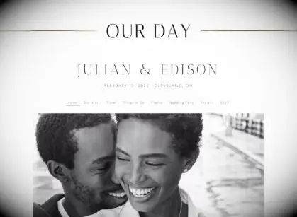 Modern Minimalist by Vera Wang White and Gold design