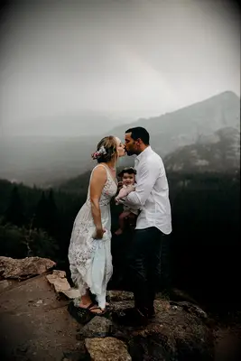 Vow renewal at Rocky Mountain National Park