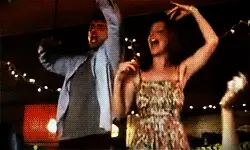 27 Dresses bar dancing gif