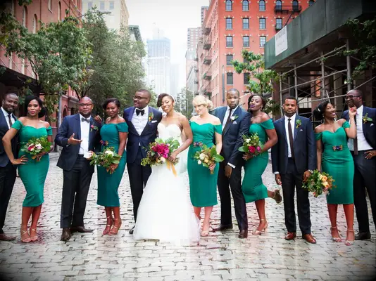 Bridesmaid updo retro bun