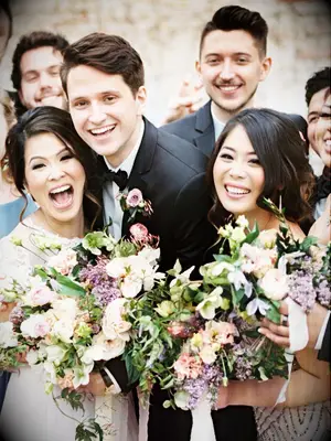 Bridesmaid updos loose bun