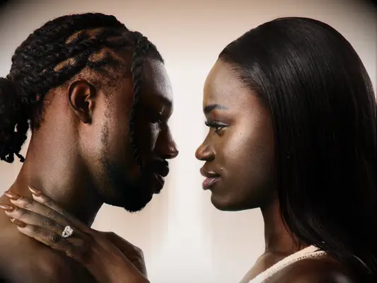 Noah Lyles and Junelle Bromfield in the knot magazine summer 2025 issue