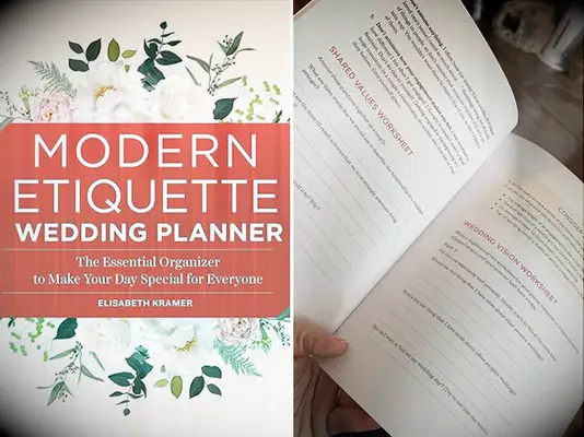 best wedding planner book, modern etiquette wedding planner book