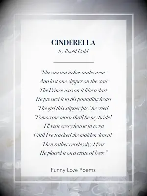 Funny love poems image