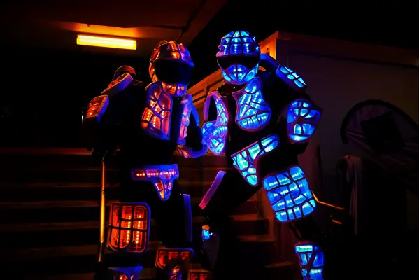 Light up dance robots for parties