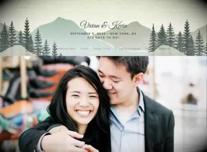 Vintage Mountain Teal design