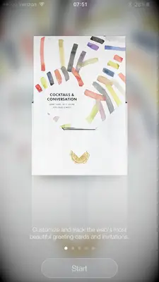 Paperless Post wedding app screenshot