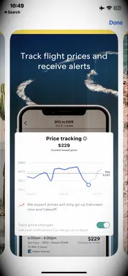 Expedia cheap airfare app for wedding planning. 
