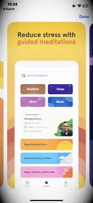 Headspace meditation app for wedding planning. 