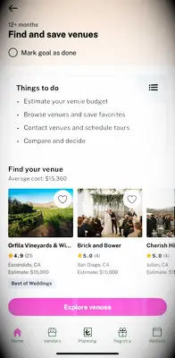 L'application de planification de mariage de vos rêves est sur cette liste