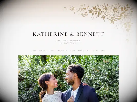 Timeless theme webpage