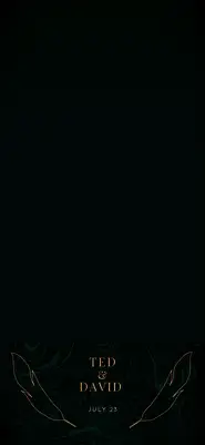 Green and gold leaf filter