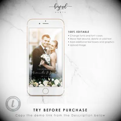 Gold florals with custom photo filter