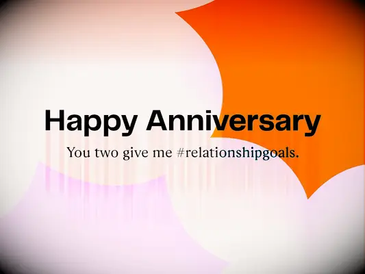 Happy Anniversary image with anniversary wishes for friends