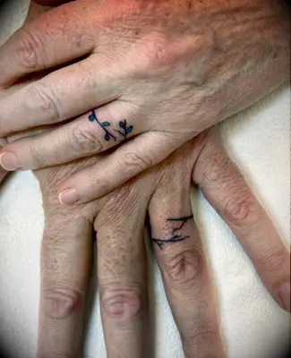 Branches and leaves tattoos