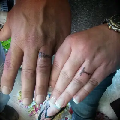 Tiny signatures tattoo