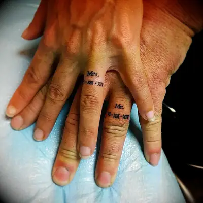 New titles and roman numerals tattoos