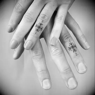 Snowflake tattoos