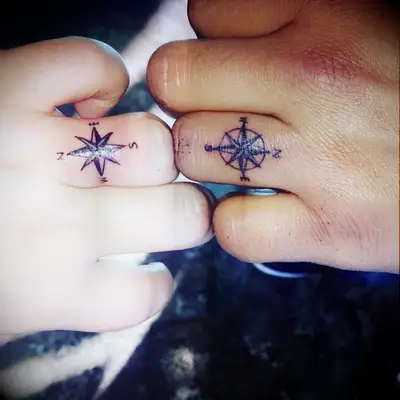 Compass tattoos