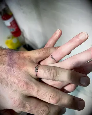 Roman numerals tattoo