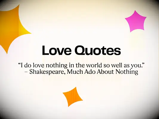 Basic Love Quotes from Shakespeare image