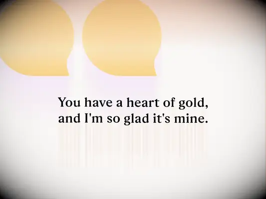 Message of thanks for kindness to boyfriend