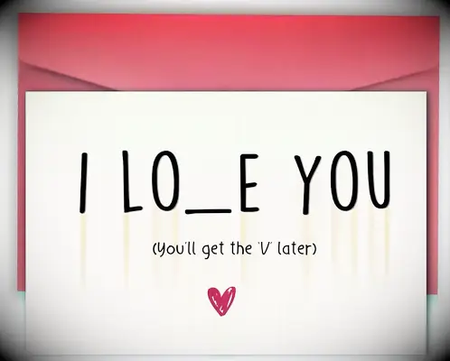 Funny I love you card